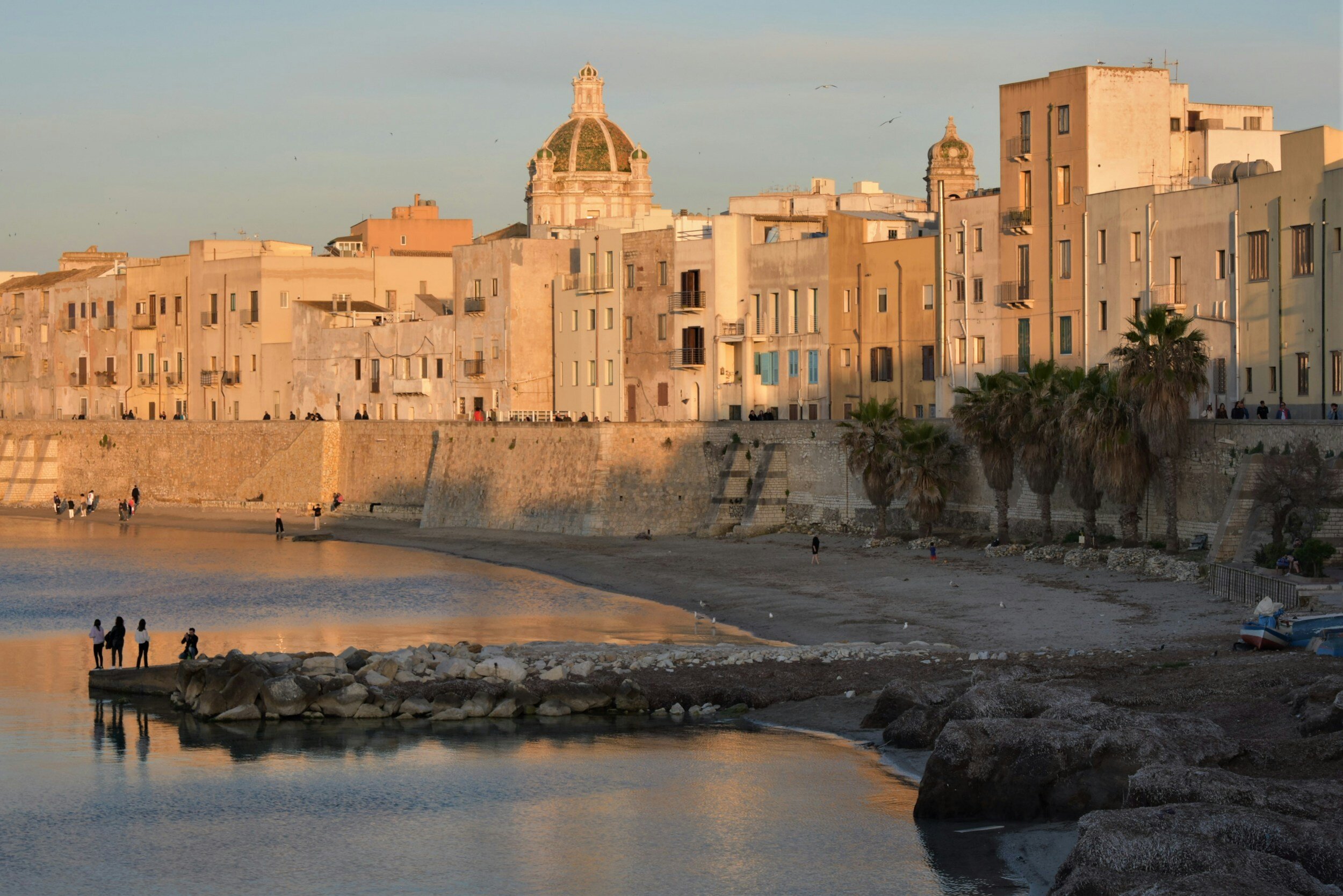 Trapani al tramonto